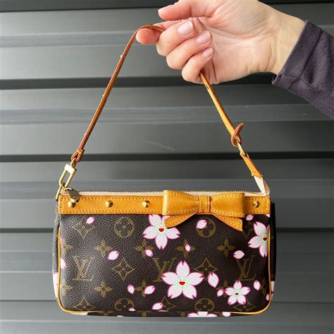 louis vuitton pink murakami cherry blossom papillon bag|Takashi Murakami x Louis Vuitton Monogram Cherry Blossom .